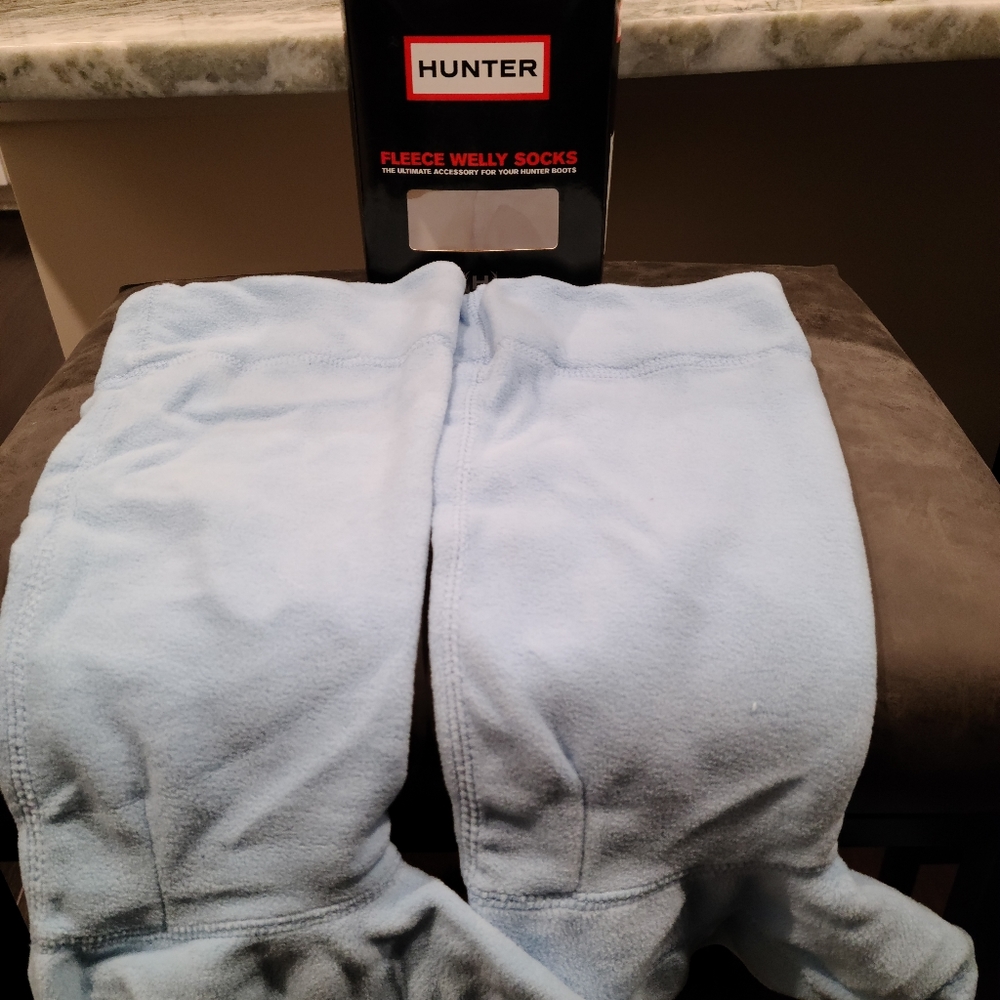 Hunter Boots Kids Welly Socks Powder Blue